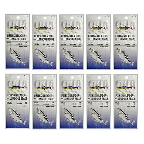 Buy 10 Packets Of Wilson Bait Jigs Fish Skin Fishing Rigs Mydeal