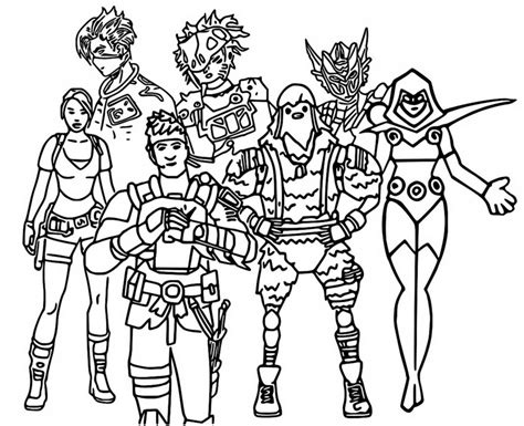 Coloring Page Fortnite Chapter 2 Season 6 Battle Pass 21