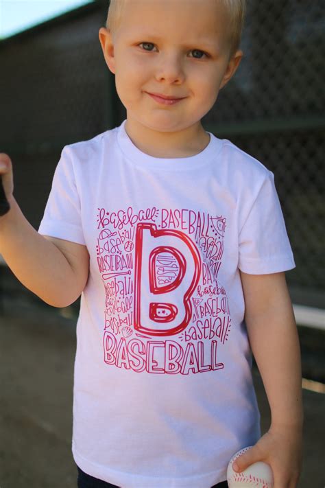 Baseball Typography Shirt Or Bodysuit 0 24 Months2t 16 Unisex Baseball Shirt Baseball T