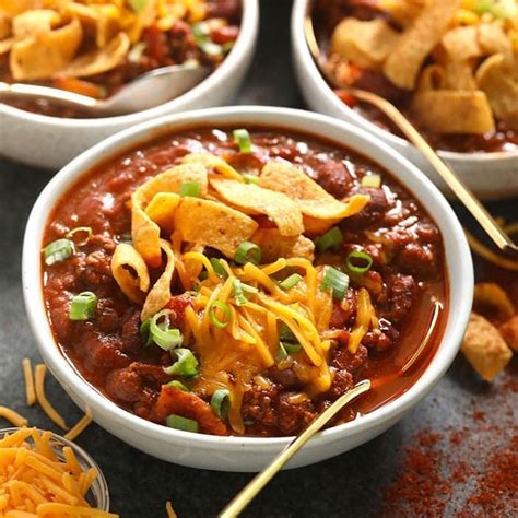 Seriously The Best Chili Recipe 5 Star Beef Chili Fit Foodie Finds