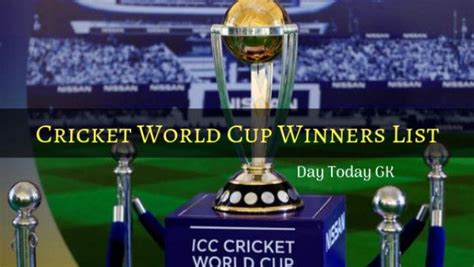 In this battle of 9 countries, the #indianteam is topping this championship with 360 points, winning all its seven matches so far. Cricket World Cup Winners List | Cricket world cup winners ...