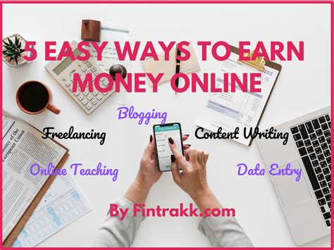 5 Easy Ways To Make Money From Home Get Started Fintrakk