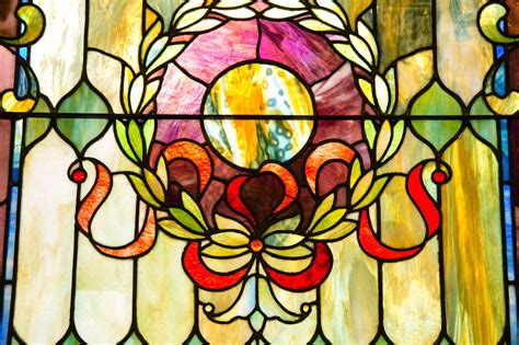 Antique Stain Glass Window From Large Estate At 1stdibs Antique