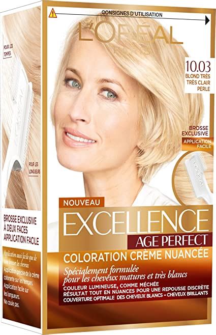 L Oreal Paris Excellence Coloration Cheveux Matures Et Tr S Blancs Age
