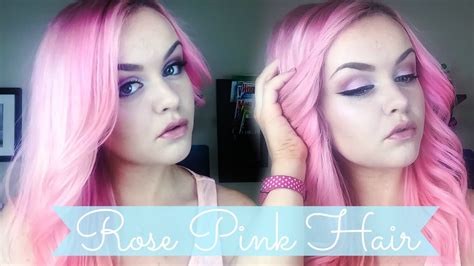Pink Hair Ion Color Brilliance Rose Application And Results Youtube