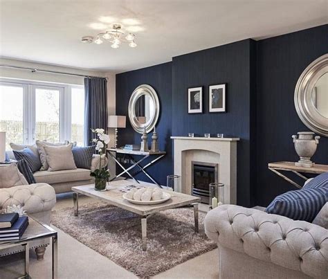 Navy Living Rooms Blue Living Room Decor Living Room Color Schemes