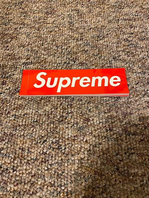 Supreme Classic Box Logo Stickers X15 Grailed