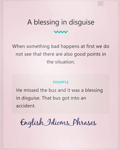 A Blessing In Disguise Idiom Meaning And Sentence Coremymages