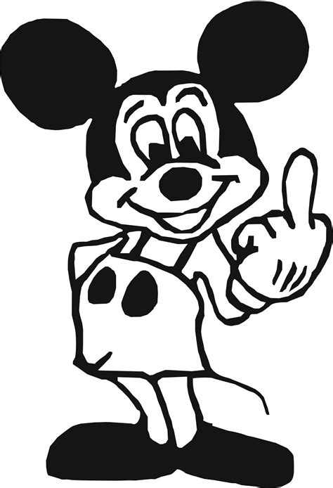 Easy Cool Mickey Mouse Drawings Clip Art Library