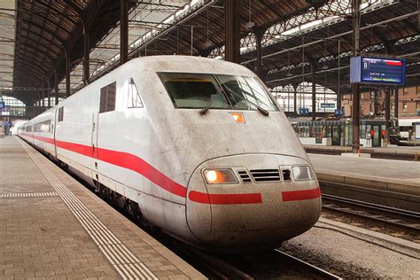A German Ice High Speed Train In Basel By Julian Elliott Photography
