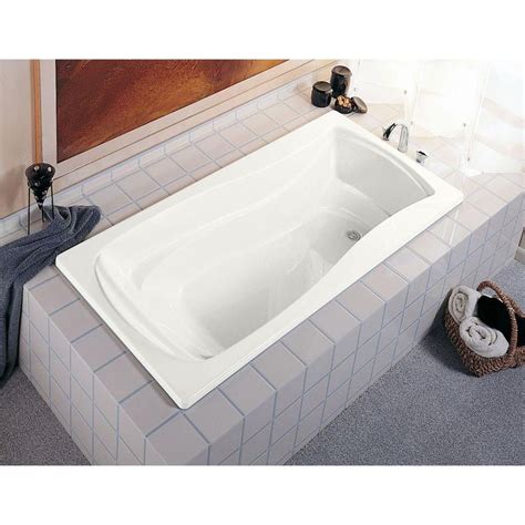 Whirlpool bathtubs, jetted bathtubs, clawfoot tubs & more! KOHLER Mariposa 5 ft. Reversible Drain Drop-In Acrylic ...