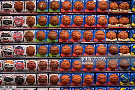 Boxes Of Spalding Basketballs Branded With The National Basketball