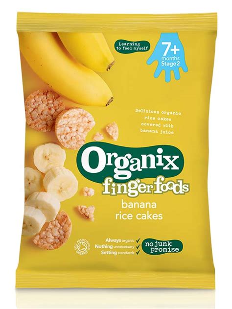 Banana Rice Cakes Organic 50g Organix Healthy Supplies