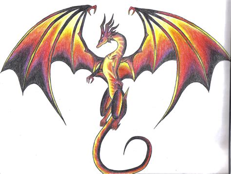 Cool Dragon Drawing How To Draw A Dragon Easy