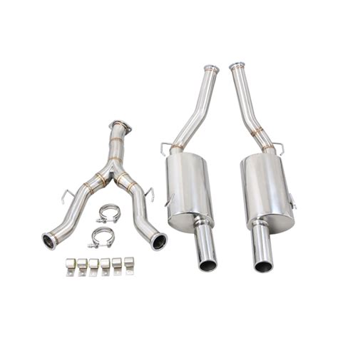 3 Stainless Steel Exhaust Catback For 85 92 Mazda Rx 7 Rx7 Dual Muffler
