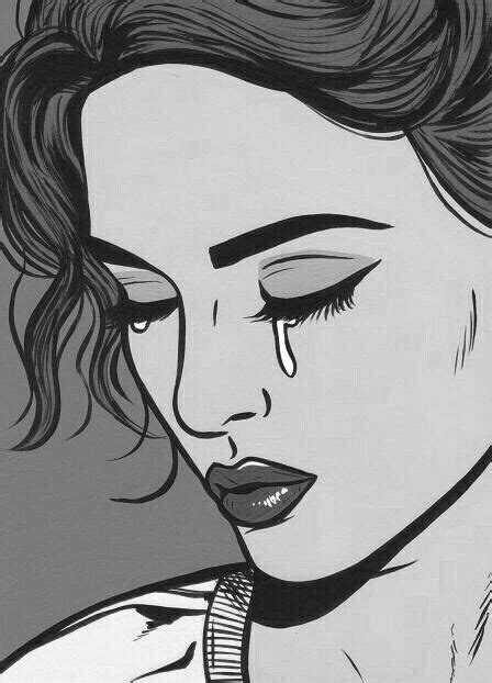 Woman Crying Drawing At PaintingValley Com Explore Collection Of