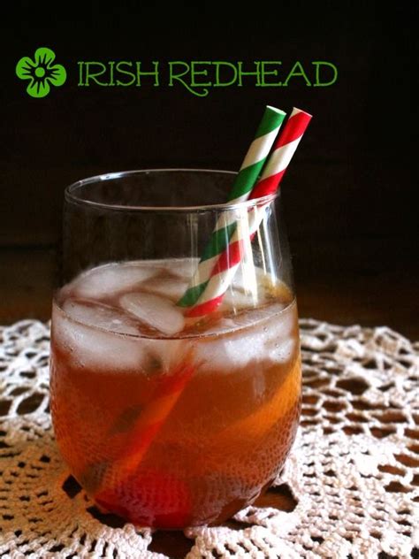 Jameson Irish Redhead Cocktail Recipe Irish Cocktails Irish Drinks Irish Redhead