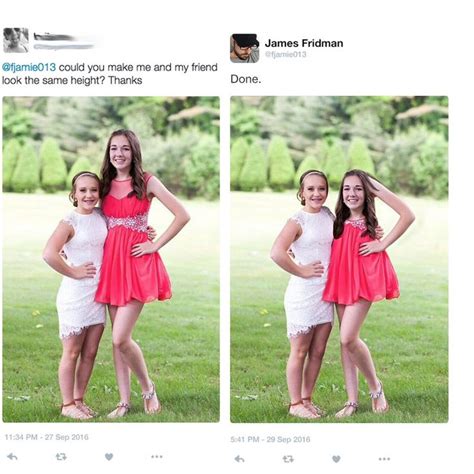 james fridman who amused the internet by taking twitter users photoshop requests very literally