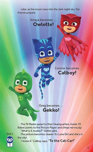 Pj Masks Super Moon Mission Movie Theater Storybook And Movie Projector