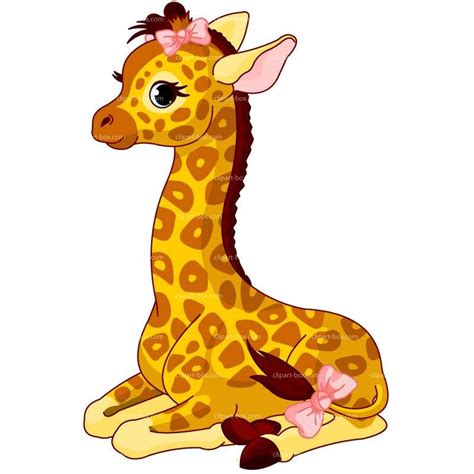 Clipart Baby Giraffe Royalty Free Vector Design Cartoon Giraffe