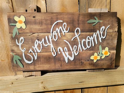 Everyone Welcome Sign Wynonna Earp Everyone Welcome Sign | Etsy