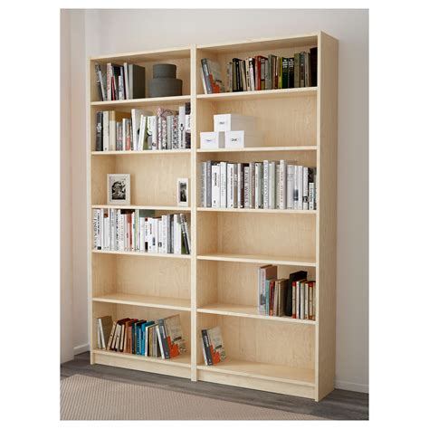 Billy Bookcase Birch Veneer 160x28x202 Cm Ikea Eesti
