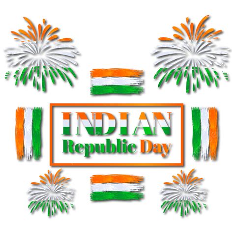 Indian Republic Day Vector Png Images Indian Republic Day In Flat Design Indian Republic Day