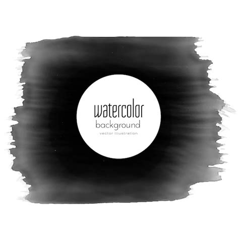 Free Vector Black Watercolor Texture Background