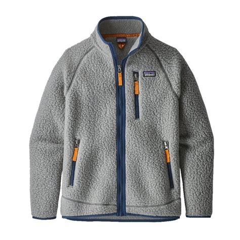 Patagonia vintage fleece pullover sweater men's medium with front zip pocket. Patagonia Retro Pile Fleece Jacket Boys' (Prior Season)