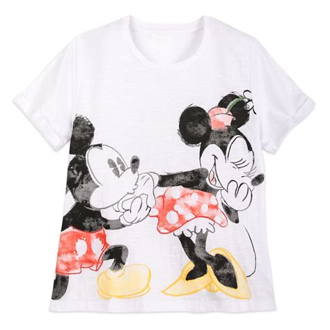 Mickey And Minnie Mouse T Shirt For Women Shopdisney