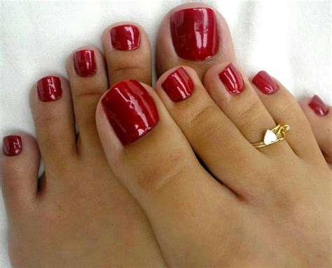 Pin On Sexy Red And Black Toes