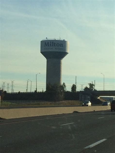 Milton Ontario In Ontario Milton Ontario Halton Water Tower The