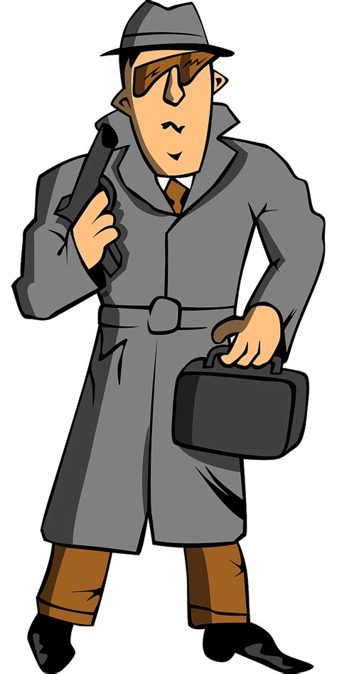 Spy Secret Agent Free Vector Graphic On Pixabay