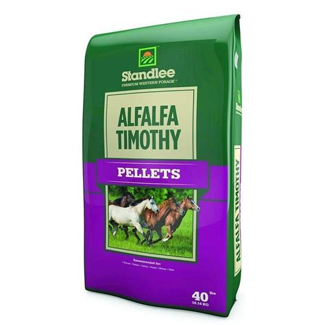 Standlee Premium Western Forage Alfalfatimothy Pellets 40 Lb