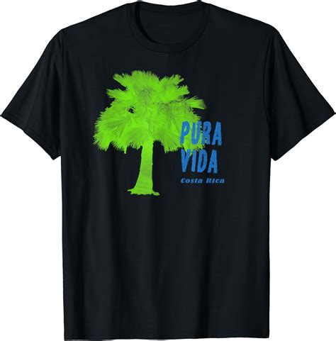 Pura Vida Green Palm Tree T Shirt Clothing Shoes And Jewelry