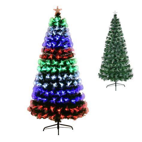 Giantex 4 Fiber Optic Tree Led Lights Pre Lit Artificial Christmas