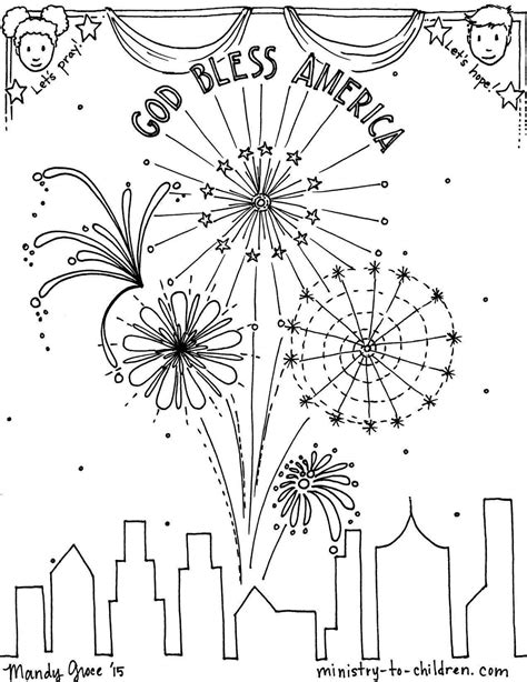 Patriotic Independence Printables Free Coloring Pages For The 4th Of