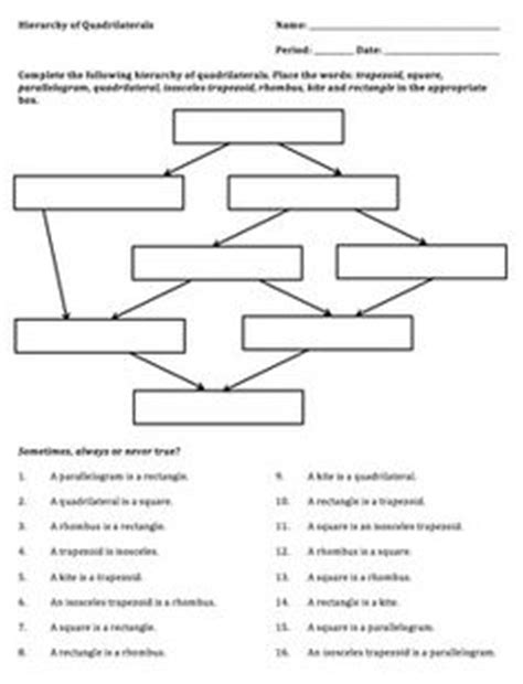 Play this game to review geometry. 12 Best Images of Trap And Kites Worksheet Geometry ...