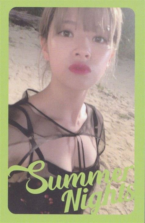 Scan Summer Nights Photocard • Jeongyeon Kpop Girl Groups Korean