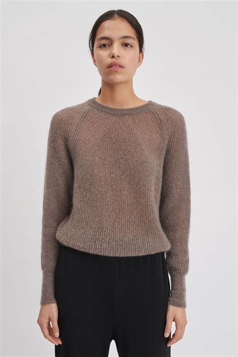 Delicate And Soft This Mohair Sweater Has Intricate Stitching In The
