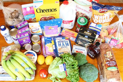 Budget Grocery Shopping On A Week Our Brown House