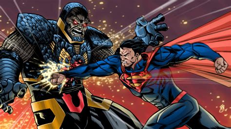 Superman Vs Darkseid By Vulture34 On Deviantart