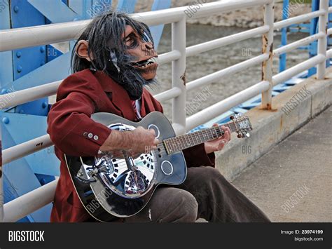 Monkey Playing Guitar Stock Photo And Stock Images Bigstock