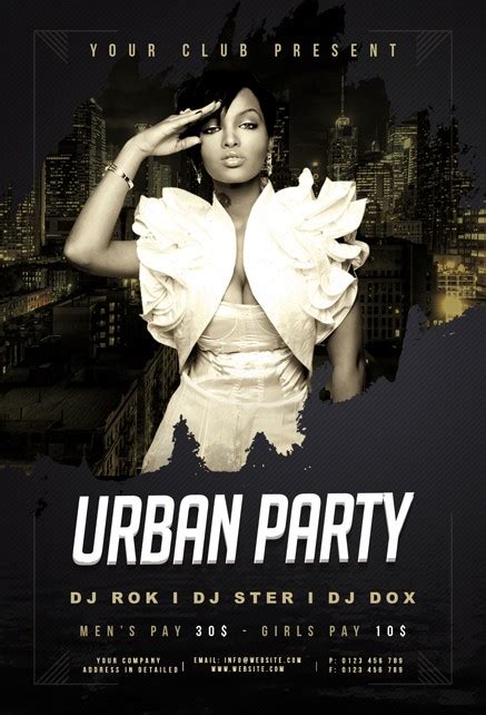 Free Urban Party Psd Flyer Template Psdflyer