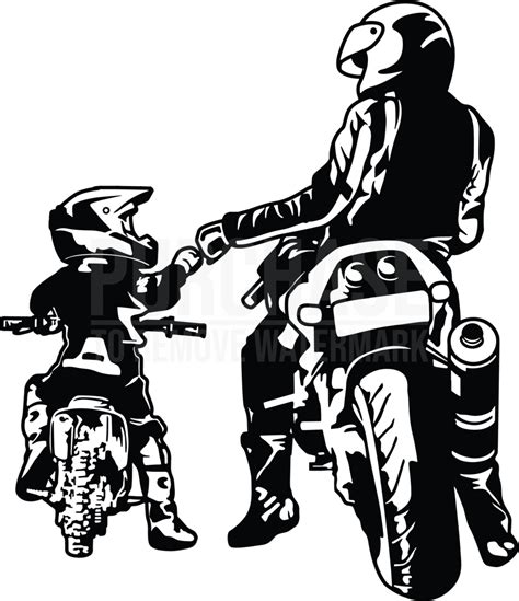 Father And Son Biker Like Father Like Son Svg Fathers Day Svg Father