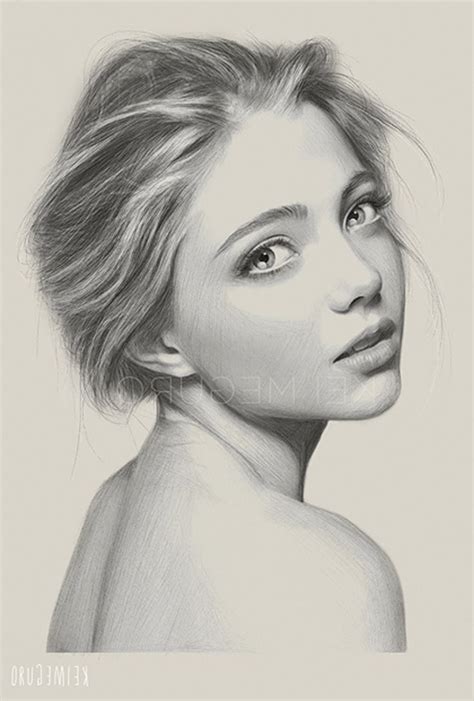 Face Drawing Realistic Face Drawing Girl Face Drawing