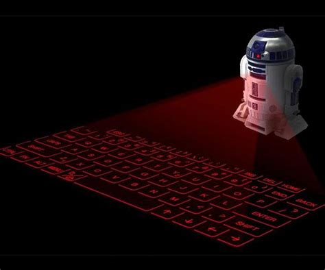 R2 D2 Virtual Laser Keyboard With Sound