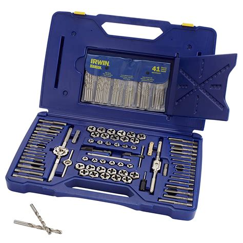 Irwin Hanson 26377 Tap And Die And Drill Bit 117 Piece Deluxe Set — 1sourcetool