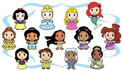 Princesses Disney Cuties Kawaii Disney Disney Doodles