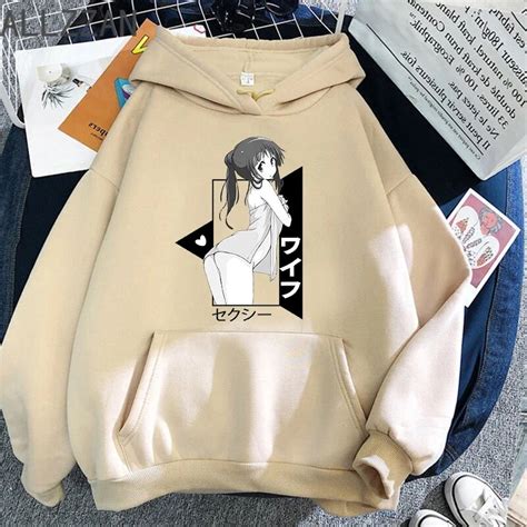 Ahegao Hentai Cartoon Unisex Anime Hoodies Sweatshirt Men Oversized Winter Pullover Harajuku